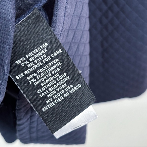 Magaschoni Men's Navy Blue Quilted Lightweight Shirt Jacket Sz S - Picture 5 of 6